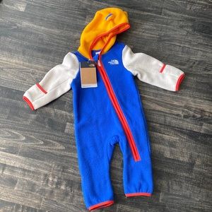 The North Face One piece bunting 6-12 NWT